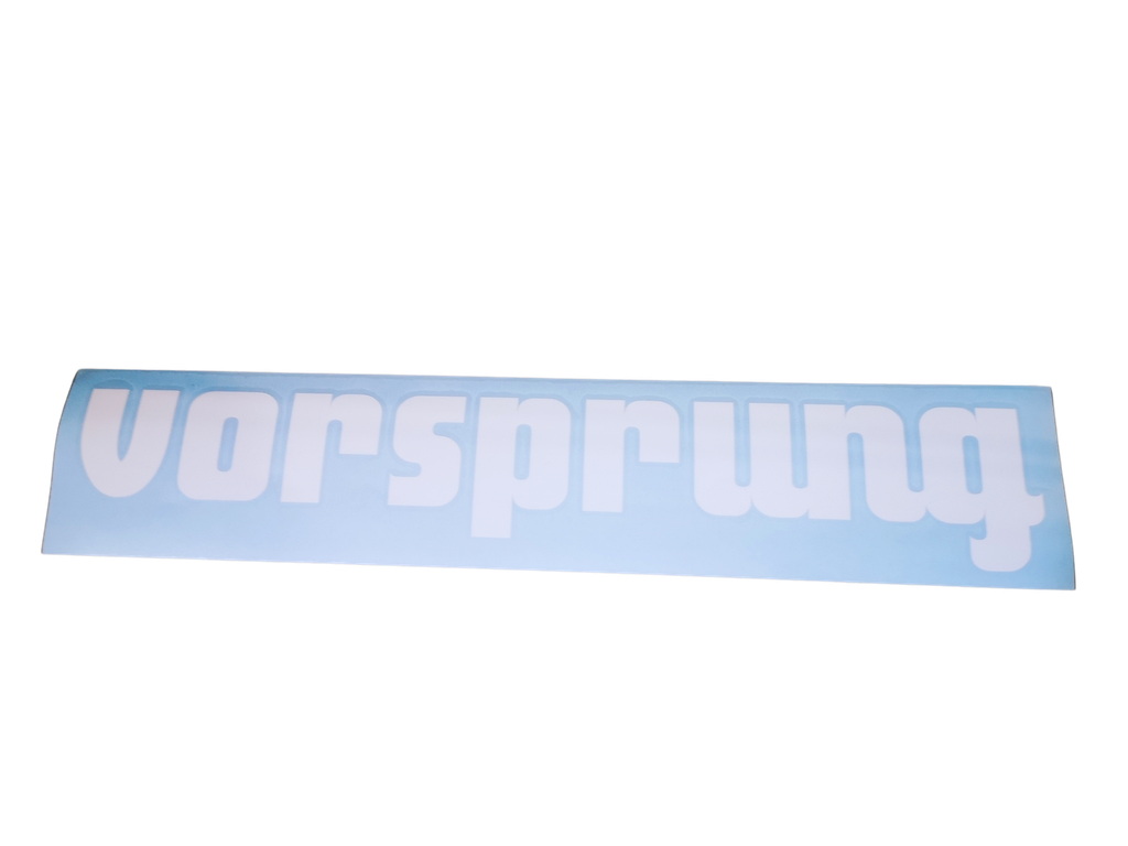 Vorsprung Decals (Vorsprung Logo - Orange 100mm x 25mm)